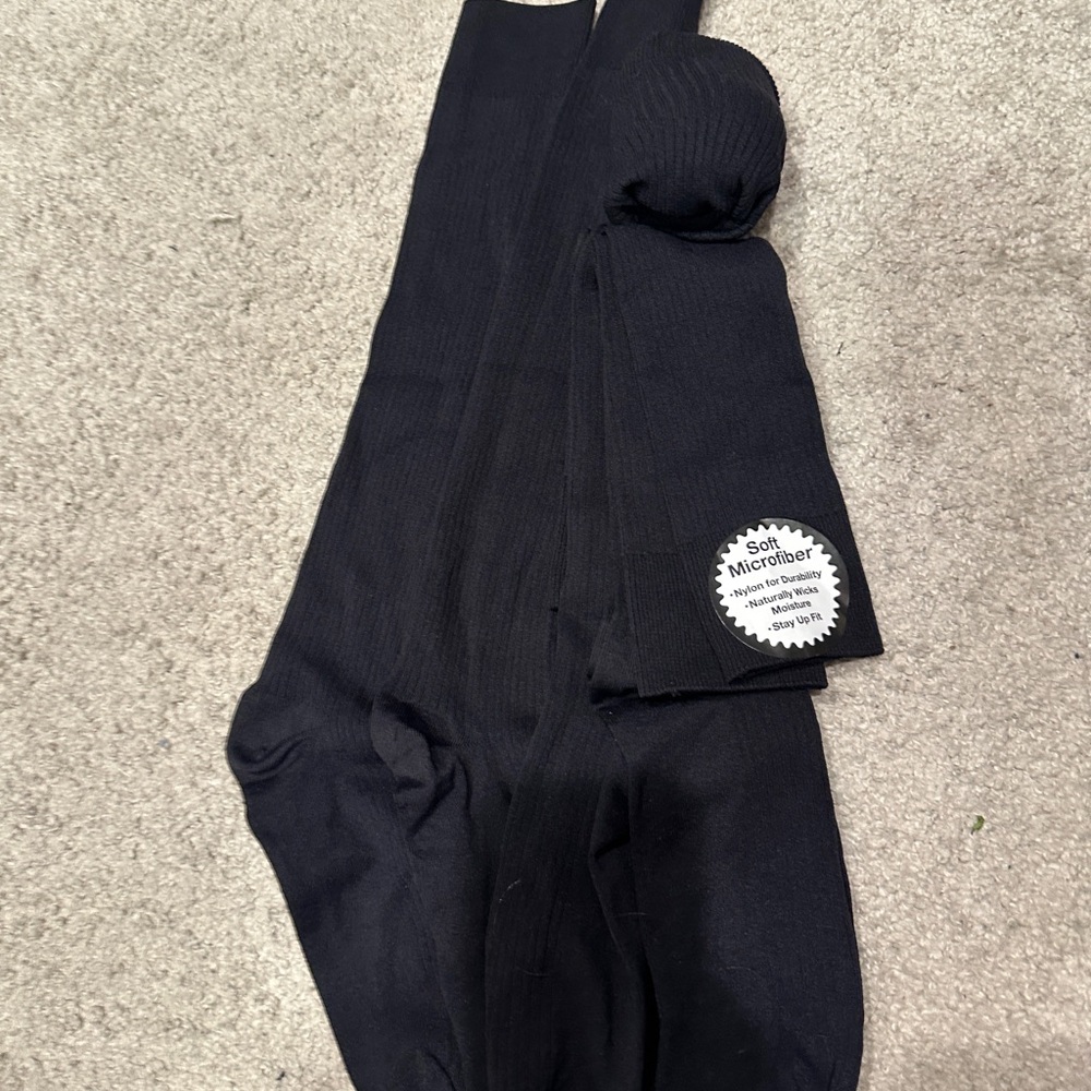 Black Soft Microfiber socks
